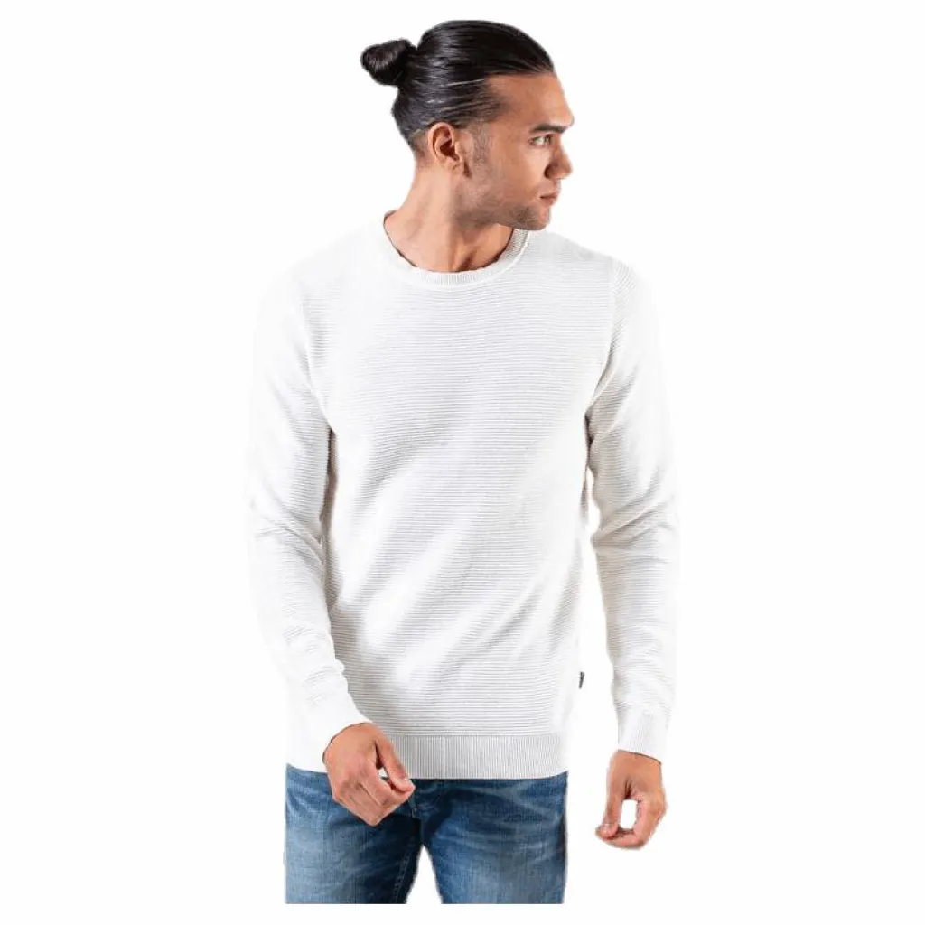 Jack & Jones Liam Knit Crew Neck Grey Grå New
