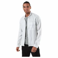 Jack & Jones Life Linen Shirt Ls One Pocket White Vit Best