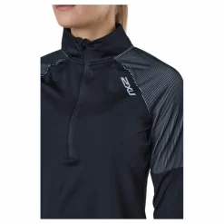 Light Speed 1/2 Zip Black/silver Reflective*2XU Sale