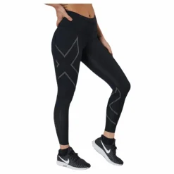 2XU Light Speed Mid-Rise Compression Black Svart Outlet