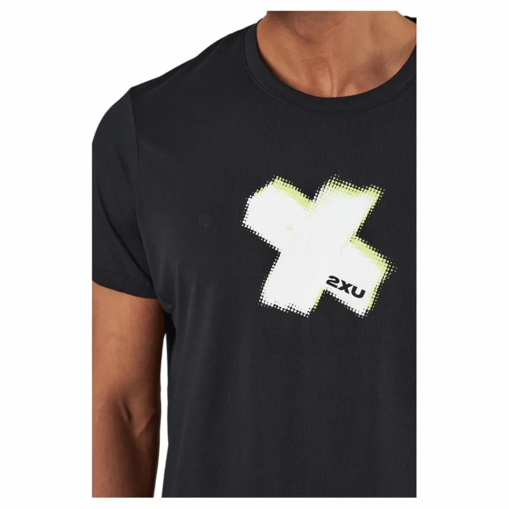 2XU Light Speed Tee Black White X/white Reflective Svart Clearance