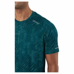 Light Speed Tee Glitch Check/silver Reflective*2XU Outlet