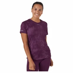 2XU Light Speed Tee Wavy Daze/silver Reflective Lila Hot