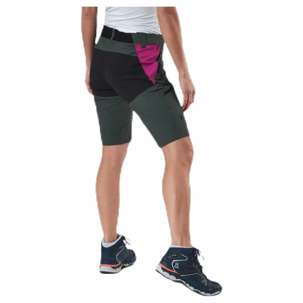 Peak Performance Light SS Carbon Shorts Pink/Green Rosa och Grön Clearance