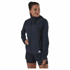 adidas Lightweight Woven Jacket White/Black Svart Hot