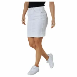 Lili Mw Denim Skirt White*Pieces Hot