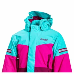 Bergans of Norway Lilletind Insulated Kids Jacket Pink/Green Rosa och Grön New