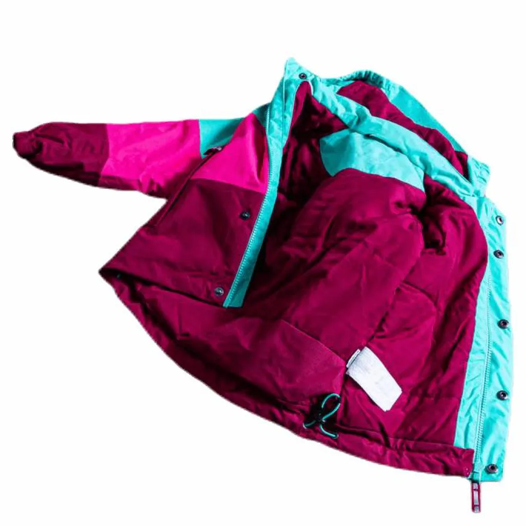 Bergans of Norway Lilletind Insulated Kids Jacket Pink/Green Rosa och Grön New
