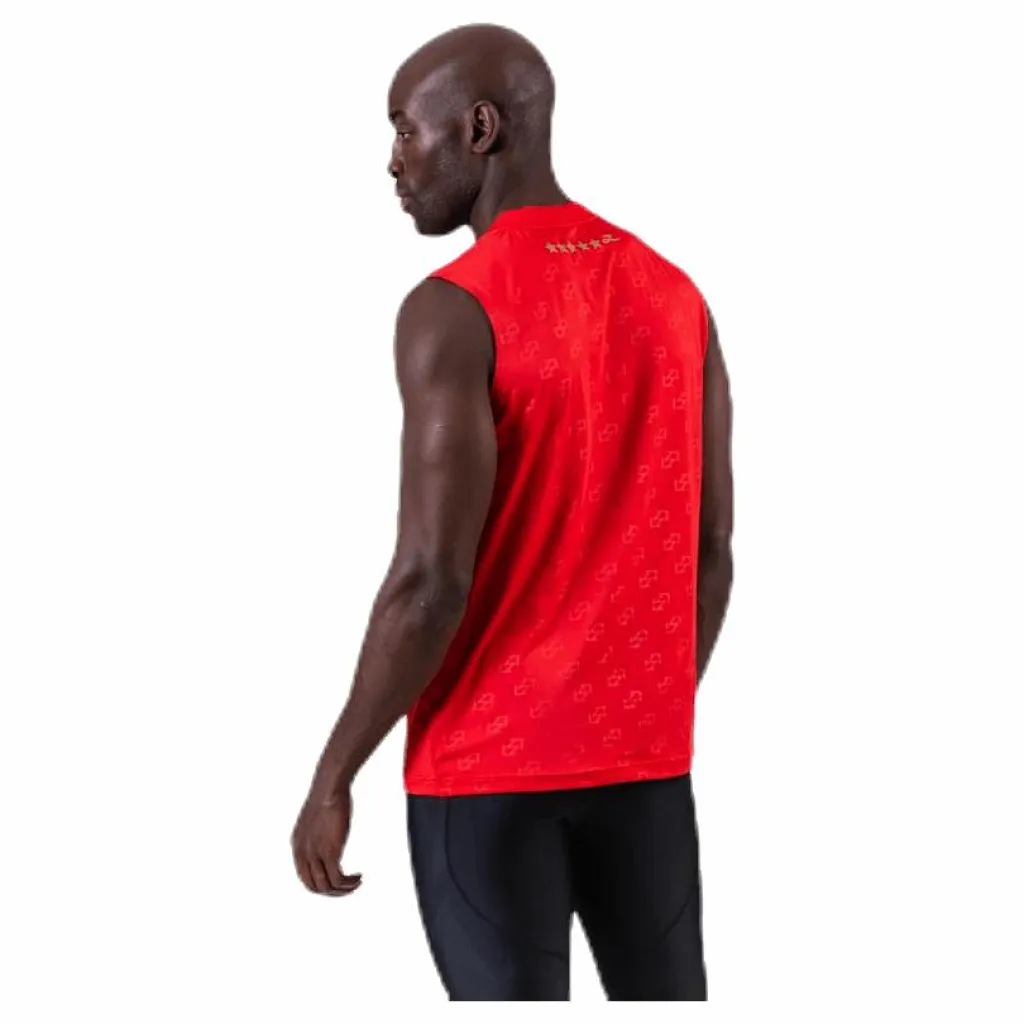 Yonex Lin Dan Match Shirt Red Röd