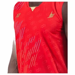 Yonex Lin Dan Match Shirt Red Röd