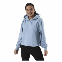 Pieces Linley Ls Hoddie Sweat Bc Blue Blå Online