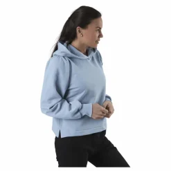 Pieces Linley Ls Hoddie Sweat Bc Blue Blå Online