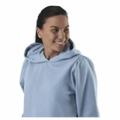 Pieces Linley Ls Hoddie Sweat Bc Blue Blå Online