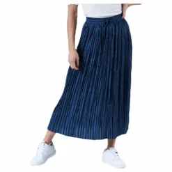 Liva Plisse Skirt Blue*Only