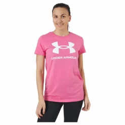 Under Armour Live Sportstyle Graphic Ssc Bubble Gum /  / White Rosa New
