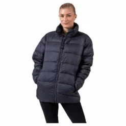 Kappa Logo Amby Padded Jacket Grey Svart