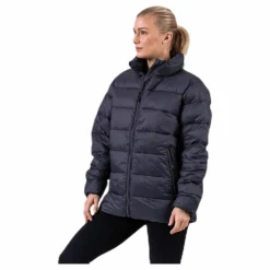 Kappa Logo Amby Padded Jacket Grey Svart