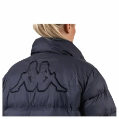 Kappa Logo Amby Padded Jacket Grey Svart