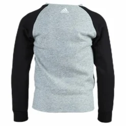 Logo Crew Sweatshirt Junior Black/Grey*adidas Clearance