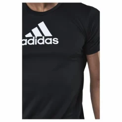 adidas Logo Sport T-Shirt Black / White Svart Online