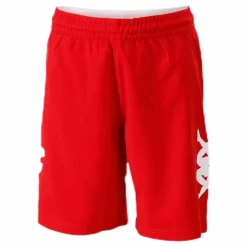 Kappa Logoshorts White/Red Vit och Röd