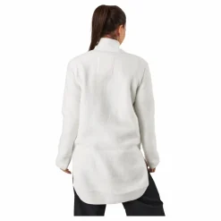 Svea Long Pile Zip Sweat Off White Vit Sale
