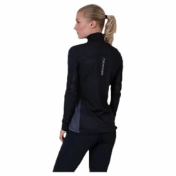 Long Sleeve 1/2 Zip Top Black*Calvin Klein Online