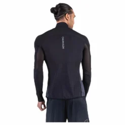 Long Sleeve 1/2 Zip Top Black*Calvin Klein Online