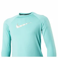 Nike Swim Long Sleeve Hydroguard Junior Green Turkos New