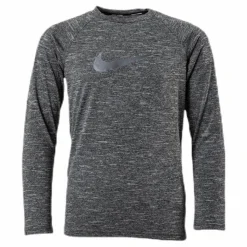 Long Sleeve Hydroguard Junior Black*Nike Swim
