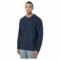 Resteröds Long Sleeve Tee Bamboo Navy Blå Online
