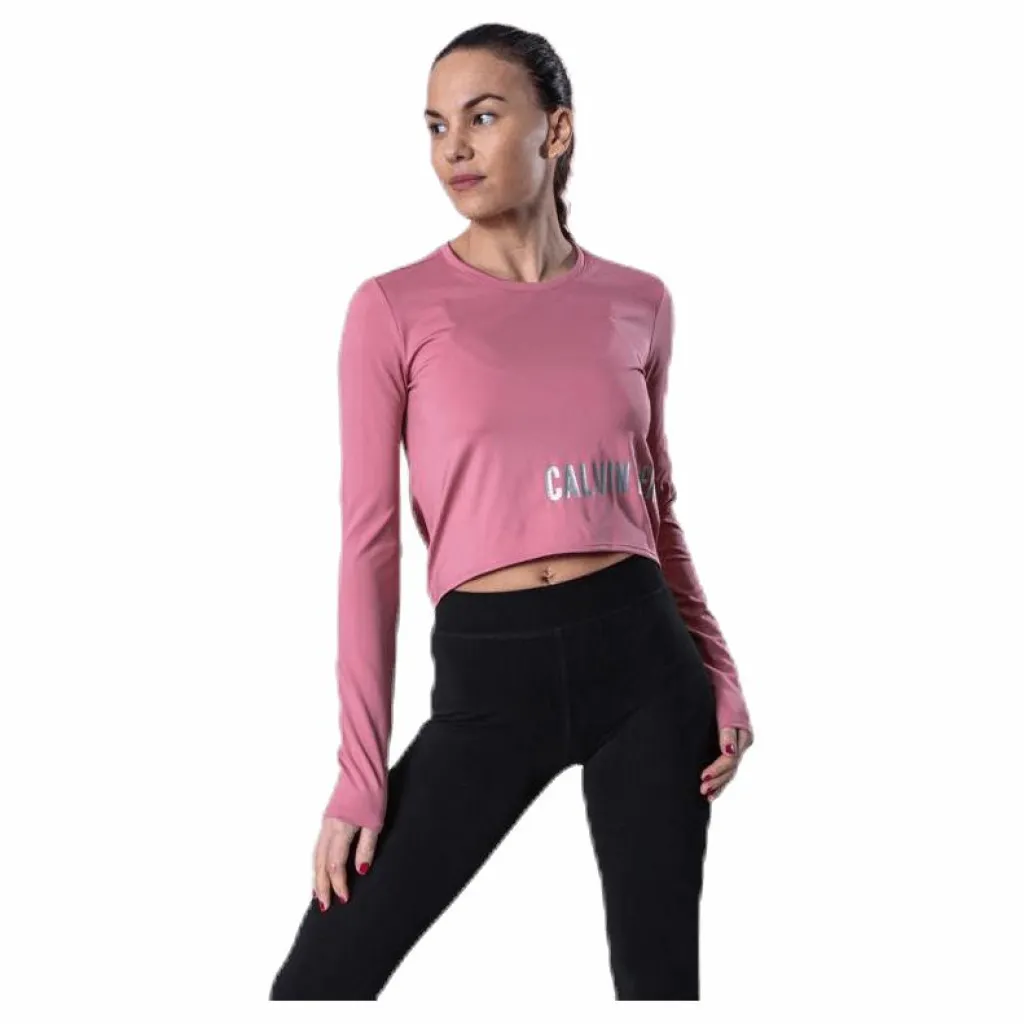 Calvin Klein Long Sleeve T-Shirt Pink Rosa Online