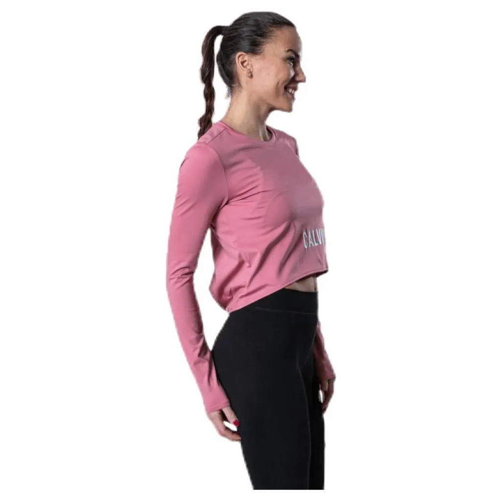 Calvin Klein Long Sleeve T-Shirt Pink Rosa Online
