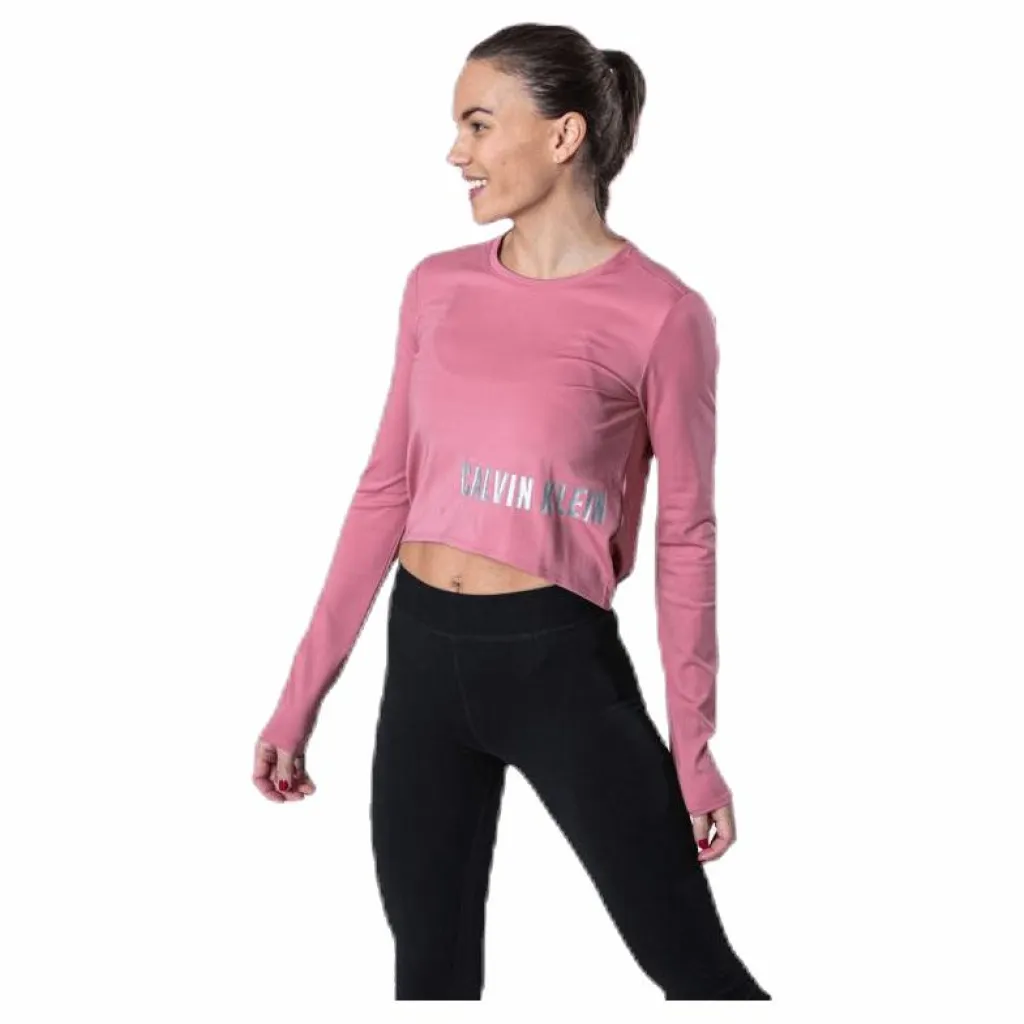 Calvin Klein Long Sleeve T-Shirt Pink Rosa Online