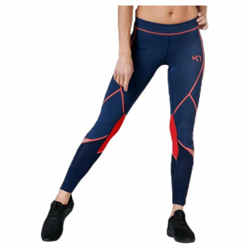 Kari Traa Louise Tights Blue Blå Clearance