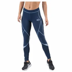 Kari Traa Louise Tights Blue Blå