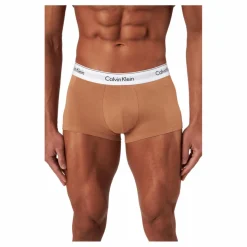 Calvin Klein Low Rise Trunk 3pk Black/ Woodland/ Sandalwood Beige och Svart Discount