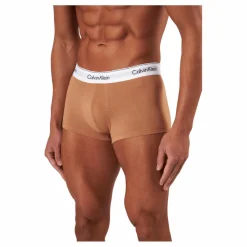 Calvin Klein Low Rise Trunk 3pk Black/ Woodland/ Sandalwood Beige och Svart Discount