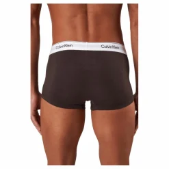 Calvin Klein Low Rise Trunk 3pk Black/ Woodland/ Sandalwood Beige och Svart Discount