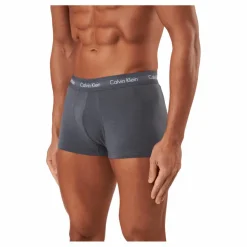 Calvin Klein Low Rise Trunk 3pk Sleek Grey/ Tourmaline/ Olive Brun Online