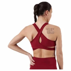 Tommy Hilfiger Sport Low Support Removable Pads Bra Red Röd Sale