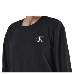 Calvin Klein L/S Crew Neck Black Svart Outlet