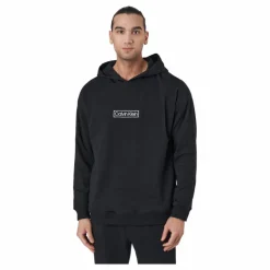 Calvin Klein L/s Hoodie Black Svart Clearance