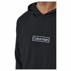 Calvin Klein L/s Hoodie Black Svart Clearance