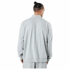 Calvin Klein L/s Quarter Zip Grey Heather Grå Sale