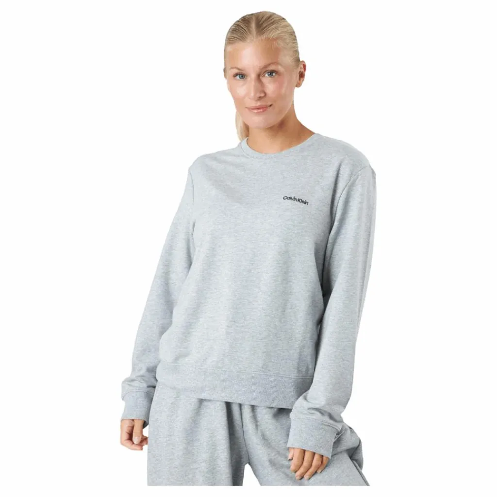 Calvin Klein L/s Sweatshirt Grey Heather Grå Hot