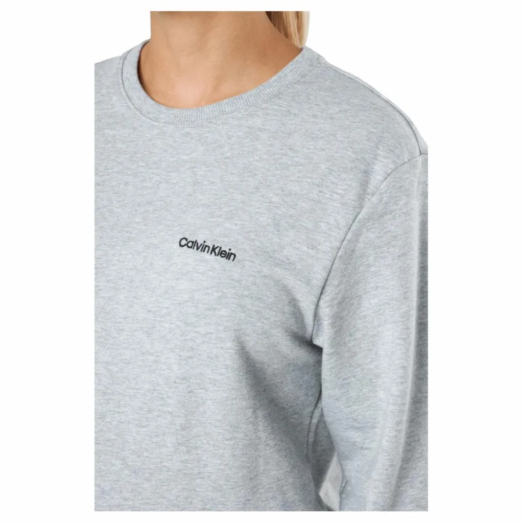 Calvin Klein L/s Sweatshirt Grey Heather Grå Hot
