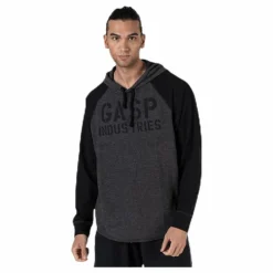 GASP L/S Thermal Hoodie Grey Grå Online