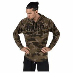 GASP L/S Thermal Hoodie Patterned Mönstrad