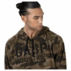 GASP L/S Thermal Hoodie Patterned Mönstrad